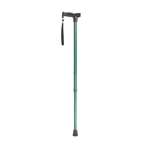 Drive Medical Comfort Grip Cane in Forest Green, Adjustable Aluminum Walking Aid. Moovkart