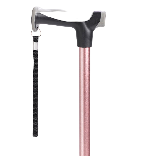 Drive Medical Comfort Grip Adjustable T Handle Cane, Rose Gold