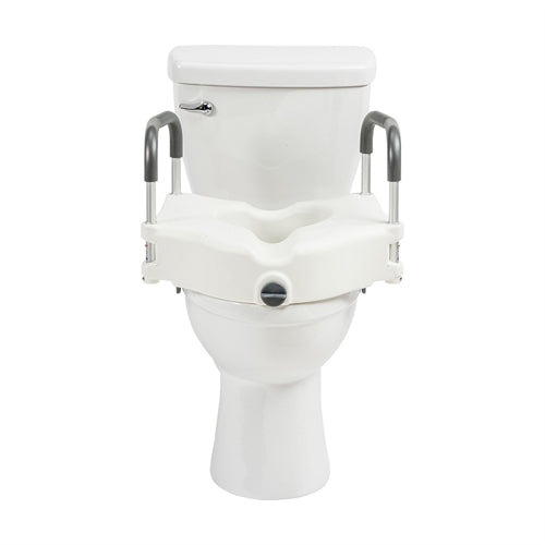 Drive Medical PreserveTech Secure Lock Raised Toilet Seat