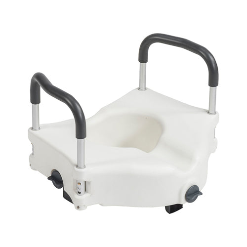 Drive Medical PreserveTech Secure Lock Raised Toilet Seat