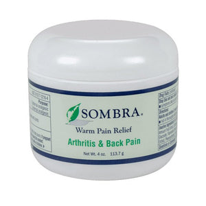 Sombra Warm Pain Relief for Arthritis and Back Pain, 4 Ounces Jar