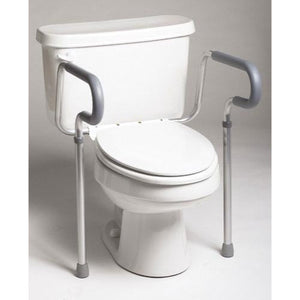 Medline Guardian Toilet Safety Frame with Adjustable Height 26 - 31 Inches