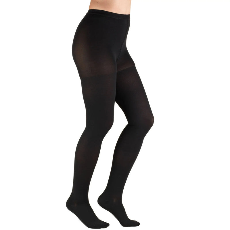 Truform Women's 20-30 mmHg Compression Pantyhose, Black, Tall – Firm support for circulation & swelling relief, Moovkart.