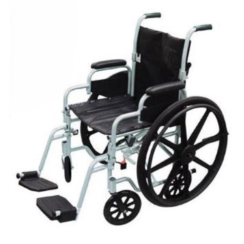 Drive Medical Pollywog Wheelchair/Transport Chair with Foldable Design, Compact and Lightweight. Moovkart