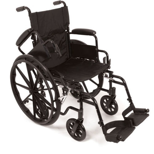 ProBasics K4 Transformer Wheelchair/Transport Chair with Adjustable Footrests and Foldable Design