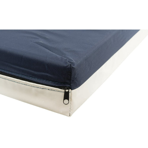 Roscoe Medical Wheelchair Cushion Foam with Nylon Cover Navy And Gray, 20 x 16 x 3 Inches