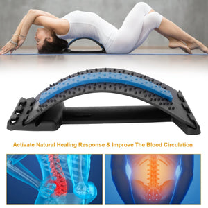 GUBENCI Multi-Level Back Stretcher for Lumbar Support and Pain Relief Hover