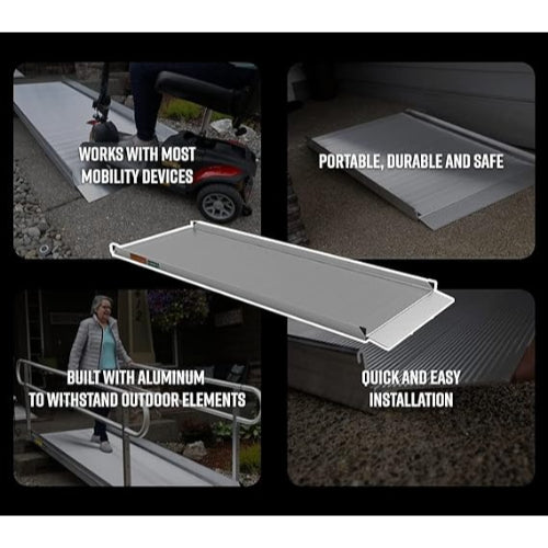 EZ-Access Gateway Solid Surface Portable 3G Ramp Aluminum