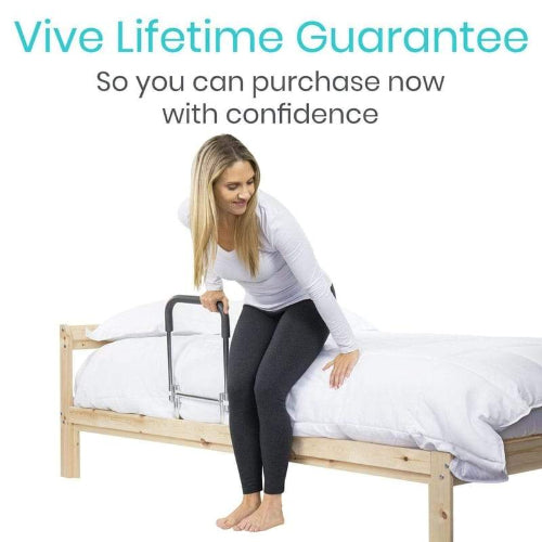 Vive Health Compact Bed Rail with Side Bag