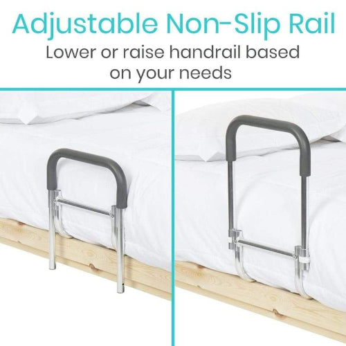 Vive Health Compact Bed Rail with Side Bag