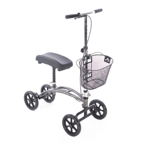 Proactive Medical Protekt Gazelle steerable knee walker with adjustable handle, basket for mobility and comfort, Moovkart