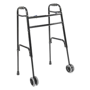 Proactive Medical Protekt Bariatric Two Button Folding Walker, Steel