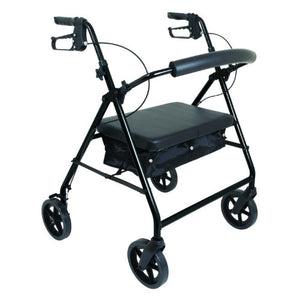 Proactive Medical Protekt Bariatric Rollator, Steel, Black