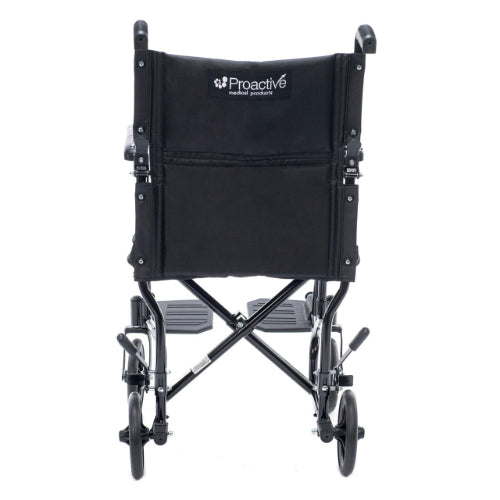 Proactive Medical Astra Aluminum Transport Chair with Nylon seat