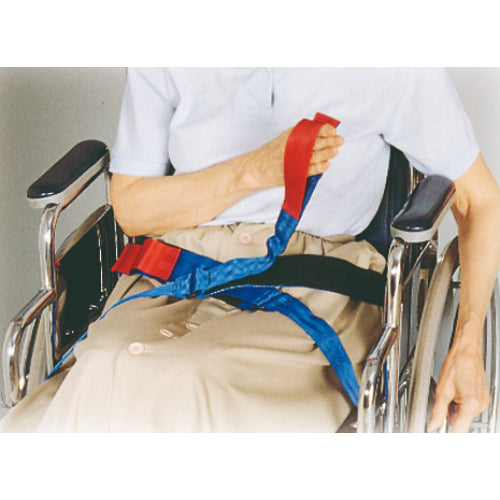 Skil-Care Resident-Release Slider Belt for wheelchair users with Velcro or Red Loop closure, Moovkart