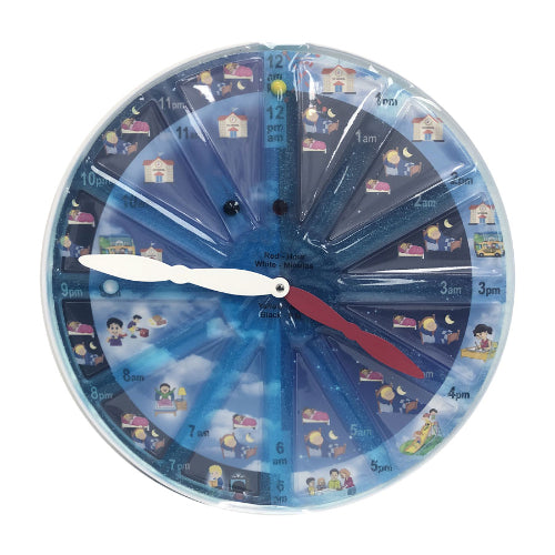 Skil-Care Sensory Clock, Hands On Learning Tool for Time Recognition