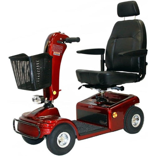 Shoprider Sunrunner 4 wheel Mobility Scooter, Burgundy