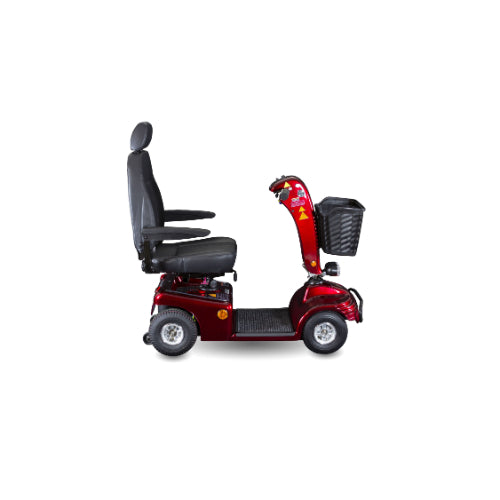 Shoprider Sunrunner 4 wheel Mobility Scooter, Burgundy