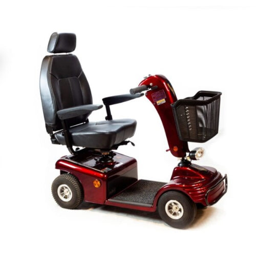 Shoprider Sunrunner 4 wheel Mobility Scooter, Burgundy