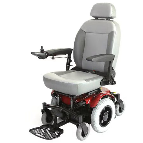 Shoprider 6 Runner Power Wheelchair, 14 Inches, Red