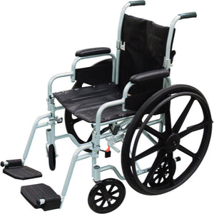 Drive Medical Pollywog Wheelchair/Transport Combination Chair, 18 Inches