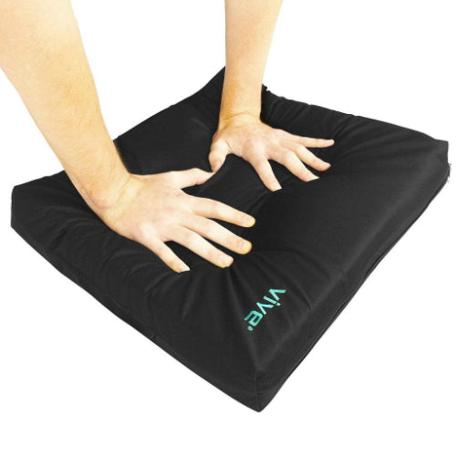 Vive Health Wheelchair Gel Seat Cushion with Liquid Gel Core for Pressure Relief and Comfort. Moovkart