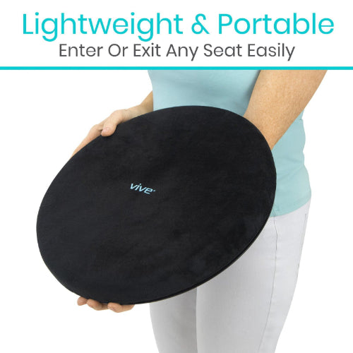 Vive Health Gel Swivel Seat Cushion with 360° Rotation and Pressure Relief