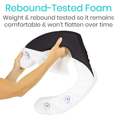 Vive Health  Soft Foam Toilet Seat Cushion, White, 2 Inches