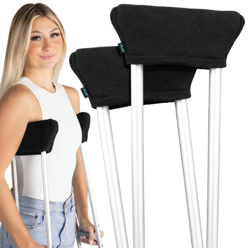 Vive Health Fleece Crutch Pad Cushions for Underarm Comfort