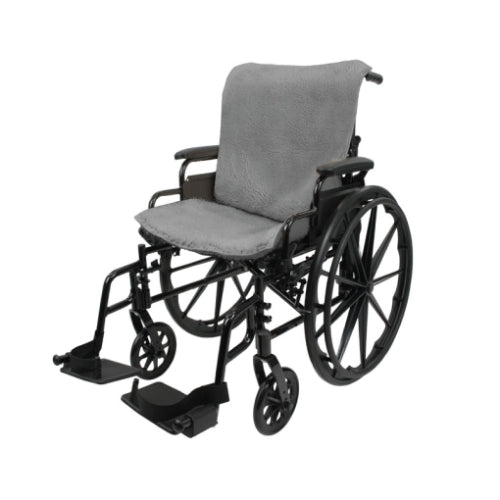 Vive Health Sheepskin Wheelchair Seat and Backrest Pads