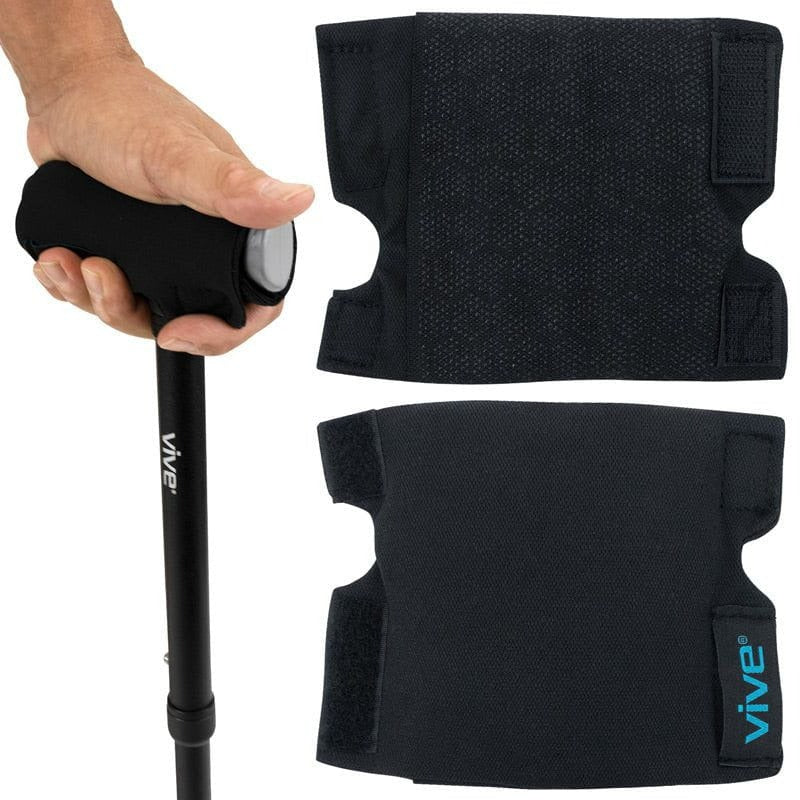 Vive Health Cane Pad Hand Grip Cover for enhanced comfort and support, reducing hand strain and improving grip stability, Moovkart