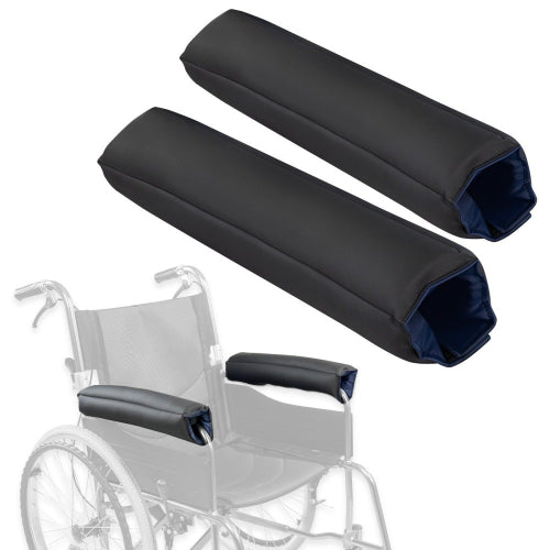 Vive Health Easy Clean Wheelchair Armrests with Foam Padding, Reversible Design, Durable & Comfortable Support, Moovkart.