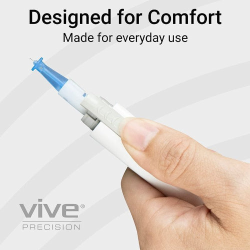 Vive Health Gamma-Sterilized Twist Lancets for Safe Blood Glucose Monitoring, Pack of 300