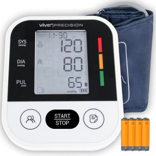 Vive Health Standard Blood Pressure Monitor, designed for accurate health readings with a simple, user-friendly display. Moovkart