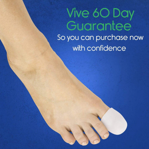 Vive Health Individual Toe Caps, Small, White