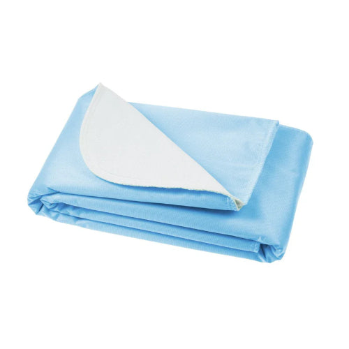 Vive Health Reusable Incontinence Pad, 34 x 52 Inches, Blue