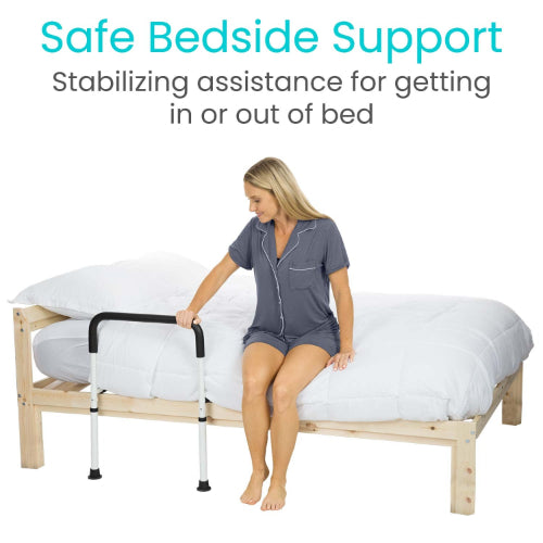 Vive Health Adjustable Bed Rail for Safe Bedside Support, Pack of 5