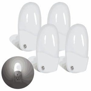 Vive Health Automatic Night Lights, Led With Sensor, 4 Pack