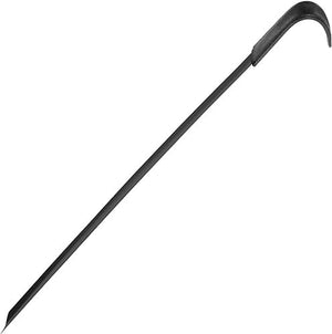 Vive Health Metal Shoe Horn, 31.5 Inches Long with Leather Grip, Black