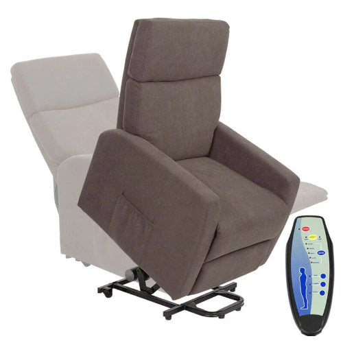 Vive Health Large brown massage lift chair