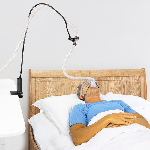 Vive Health Holder for securing CPAP breathing hose