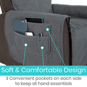 Vive Health Full Chair Incontinence Pads, Gray Hover