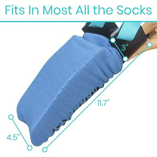 Vive Health Sock Assist and Remover with Tapered Non-Slip Ridges, 6.4 Oz