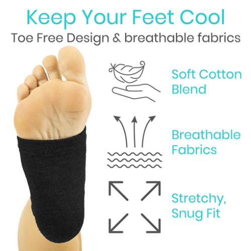 Vive Health Moisturizing Ankle Socks, Standard