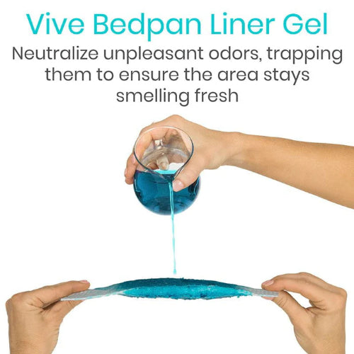 Vive Health Bedpan Liners with Super Absorbent Pads