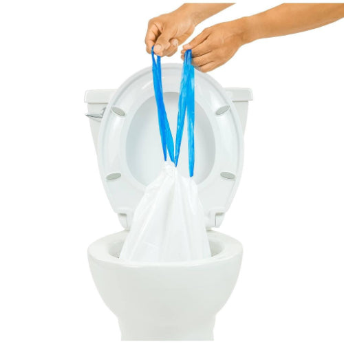 Vive Health Leak-Proof Toilet Bowl Liners with Super Absorbent Pads, Ideal for Travel, Camping, and Emergencies. Moovkart