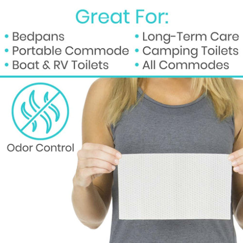 Vive Health Commode Pads with No Liners