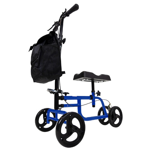 Vive Health Knee Walker Foldable with Cushion, Blue