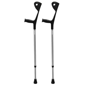 Vive Health Forearm Crutches, Black