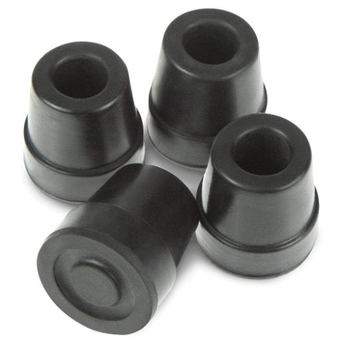 Vive Health Quad Cane Replacement Tips, Black